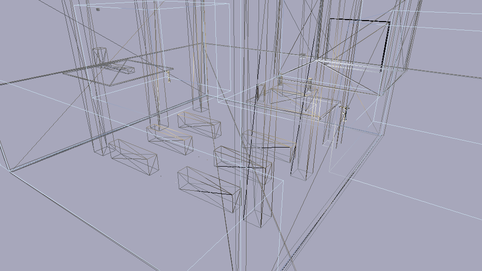 Wireframe debug visualization