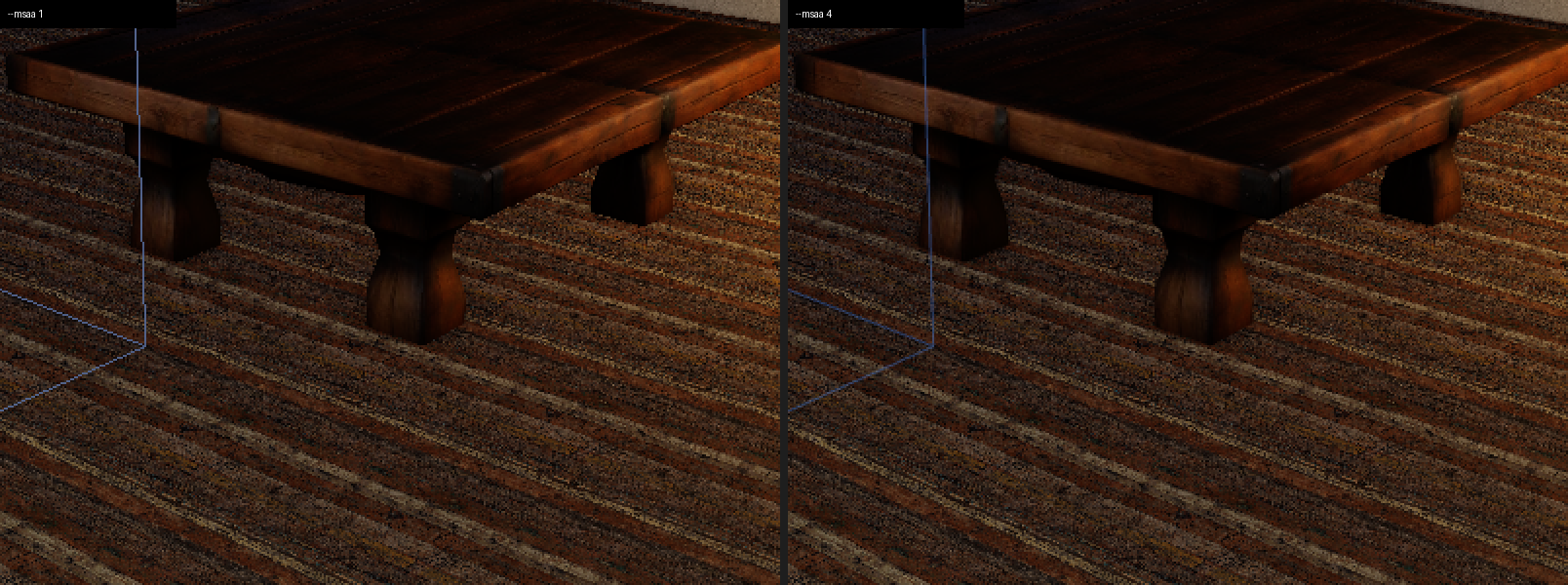 MSAA comparison