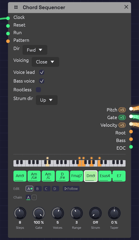 Chord Sequencer Module