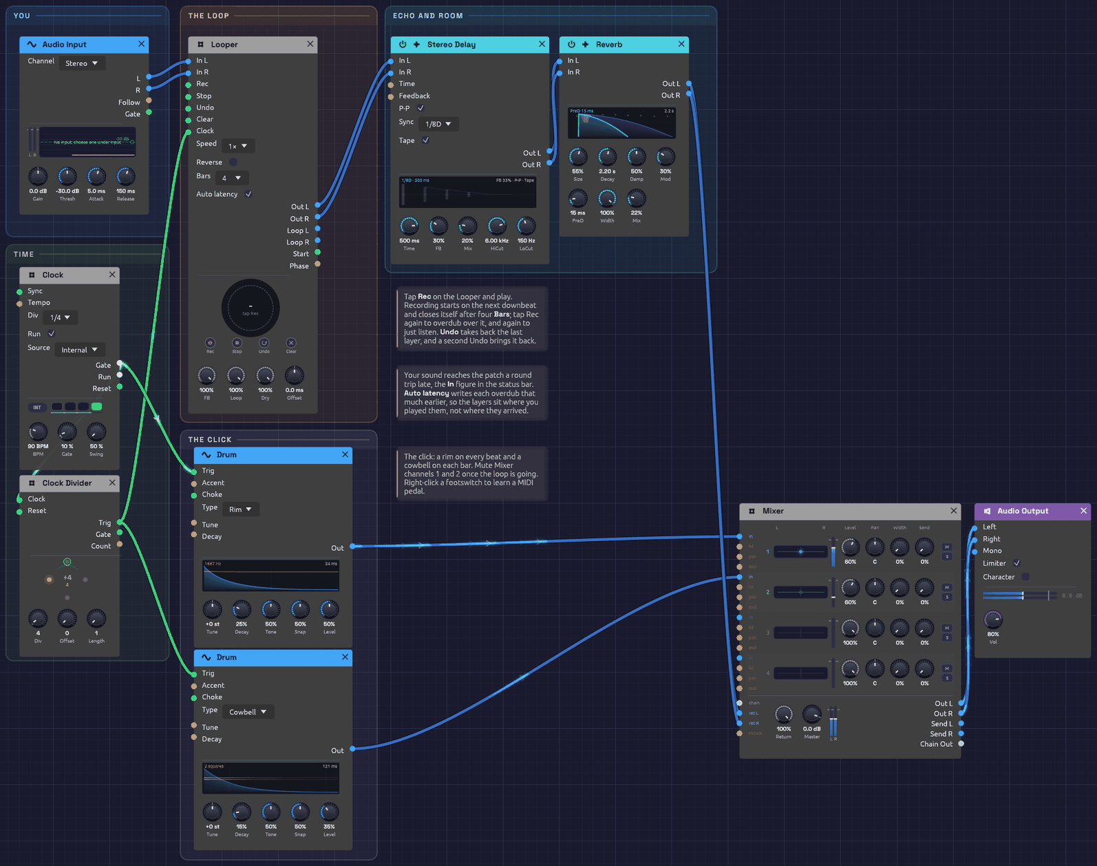 The Live Looper patch